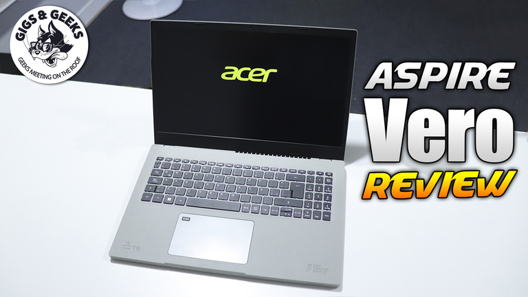 Aspire Vero Análisis: Una Laptop Hecha con Materiales Reciclados